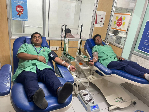 Visit to Indian Red Cross and Blood Donation